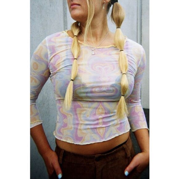 90’s style Shekou blouse - Picture 2 of 5